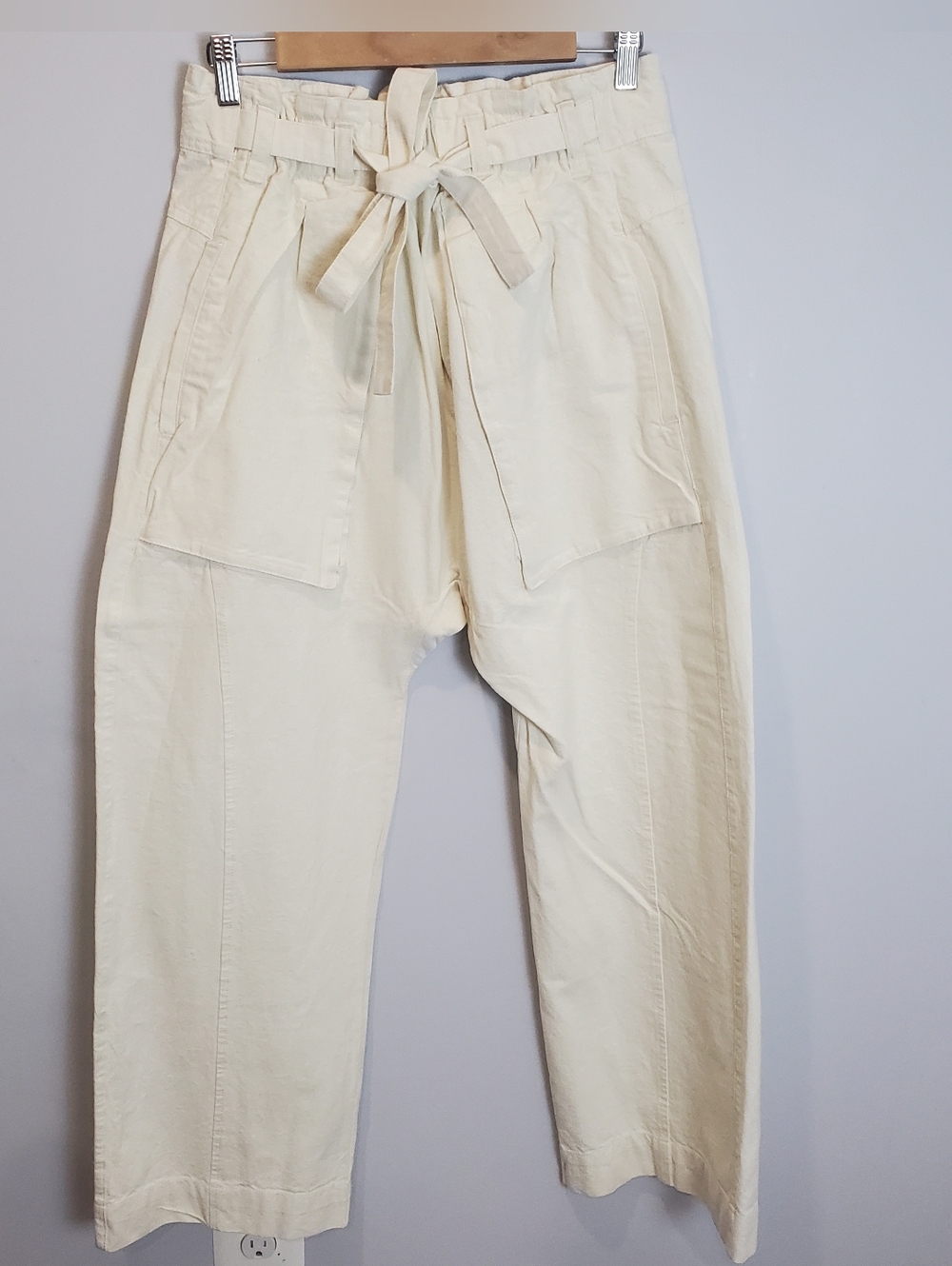 Free People Sky Rider Pant in Ecru Size Small - Picture 4 of 16